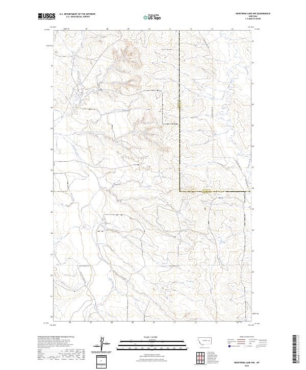 Hedstrom Lake NW topographic map thumbnail