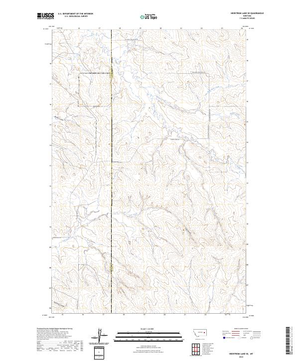 Hedstrom Lake SE topographic map thumbnail