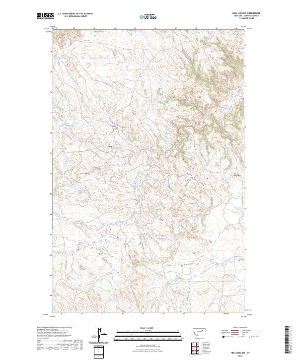 Hell Hollow 2024 topographic map thumbnail