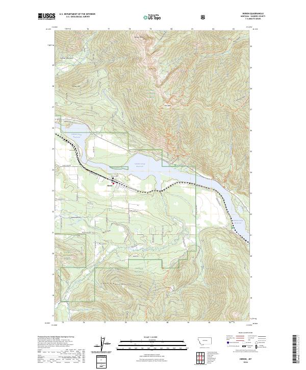 Heron topographic map thumbnail