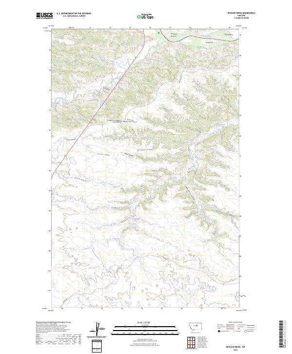 Hessler Ridge 2024 topographic map thumbnail