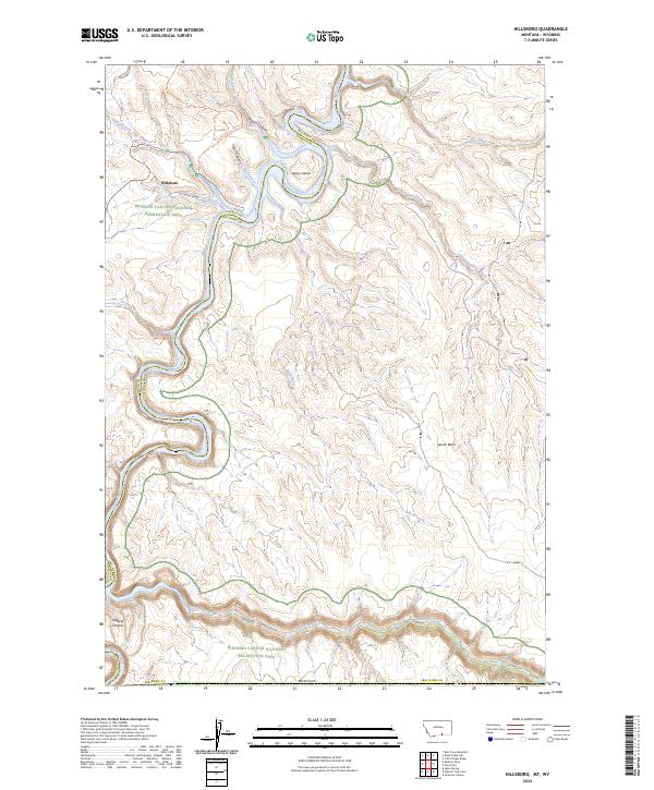 Hillsboro topographic map thumbnail