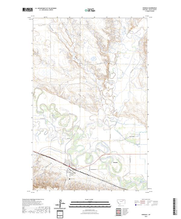Hinsdale topographic map thumbnail