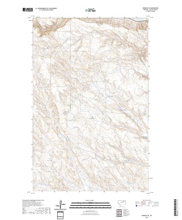 Hinsdale SE topographic map thumbnail