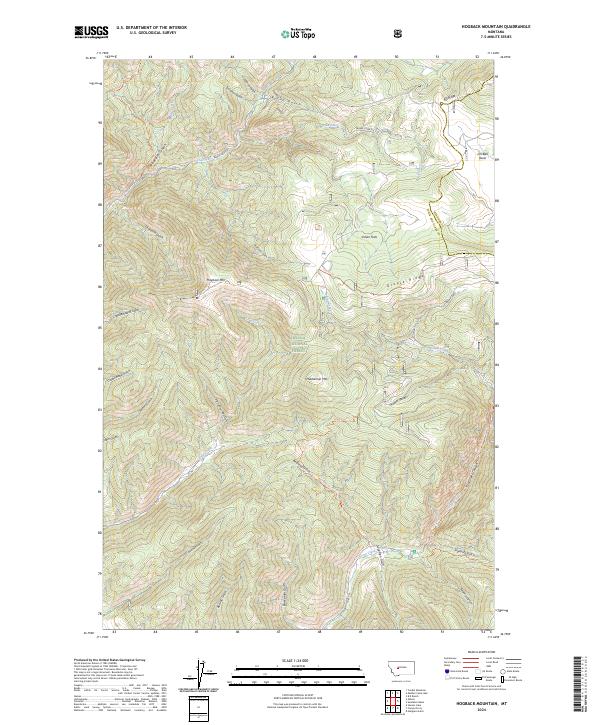 Hogback Mountain topographic map thumbnail