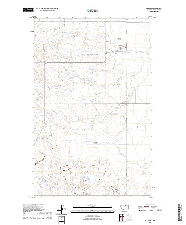 Hogeland topographic map thumbnail