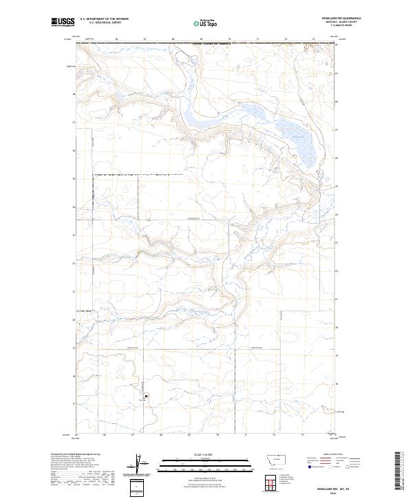 Hogeland NW topographic map thumbnail
