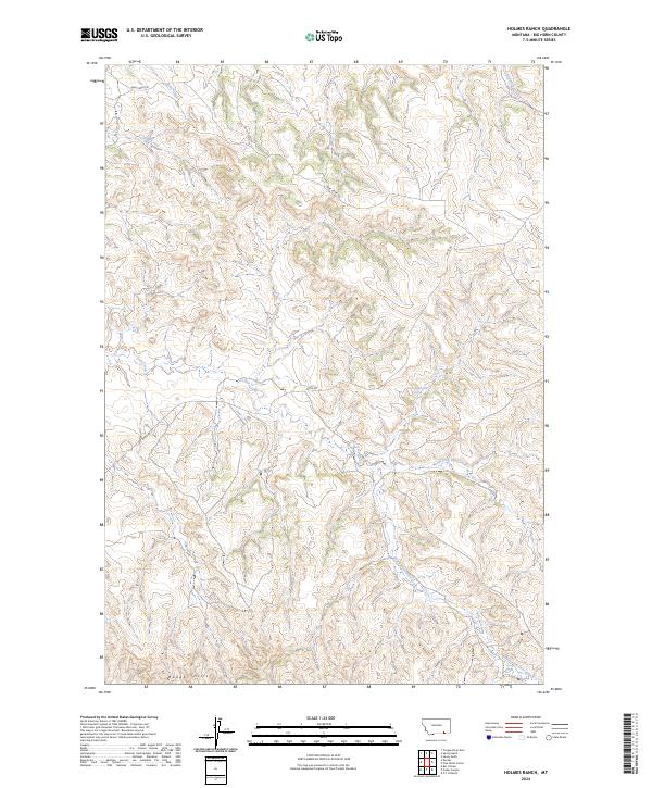 Holmes Ranch topographic map thumbnail
