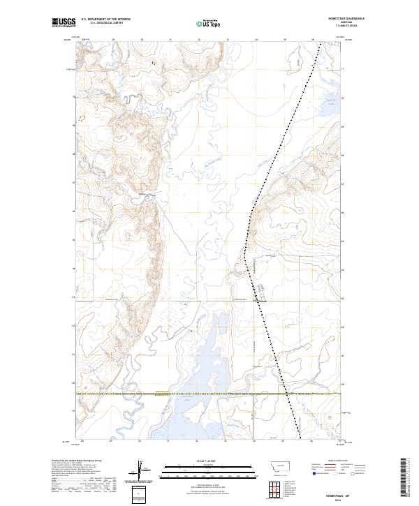 Homestead topographic map thumbnail