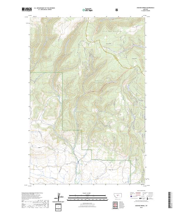 Hoover Spring 2024 topographic map thumbnail