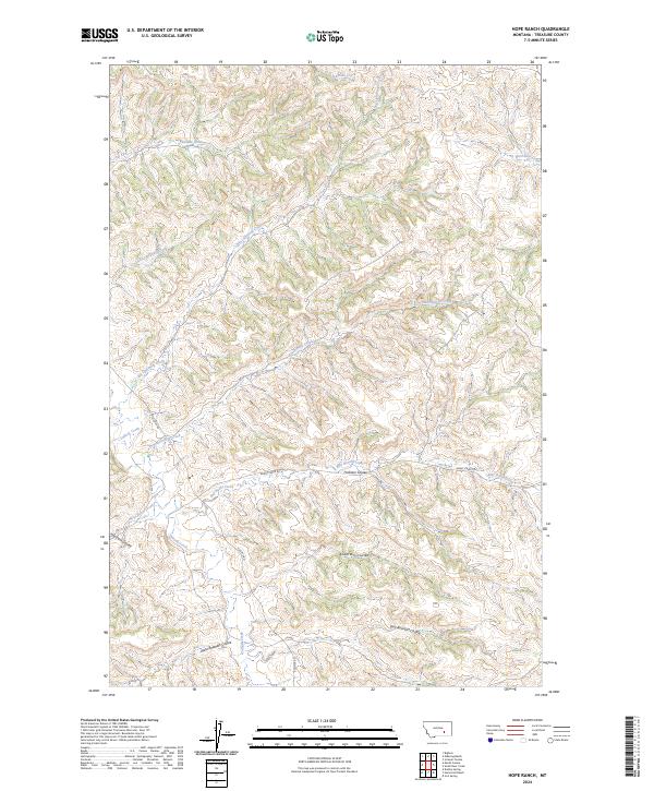 Hope Ranch 2024 topographic map thumbnail
