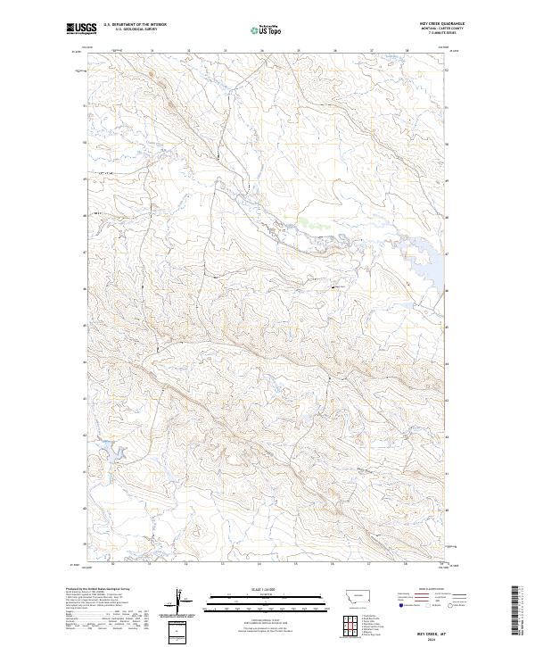 Ikey Creek topographic map thumbnail