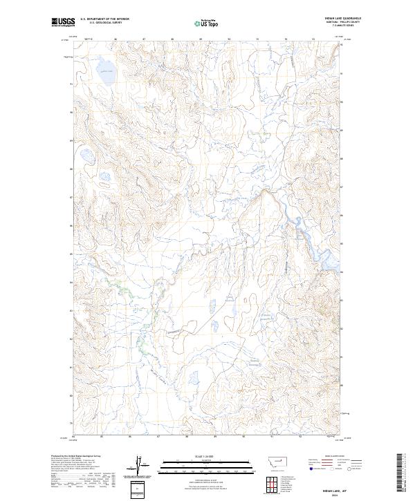 Indian Lake topographic map thumbnail