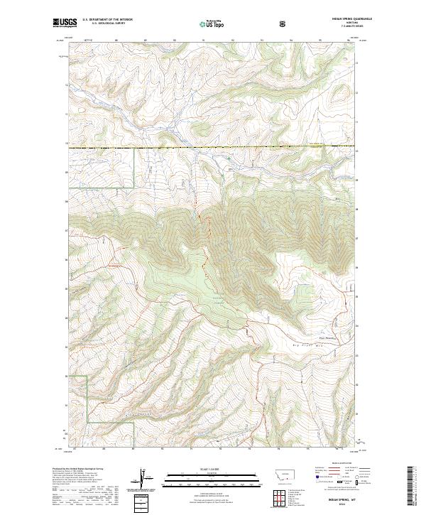 Indian Spring topographic map thumbnail