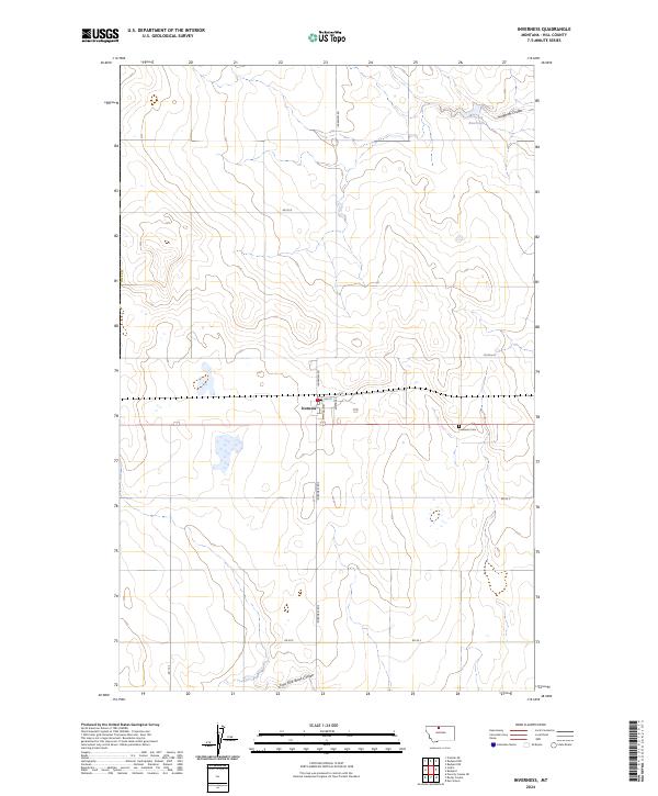 Inverness topographic map thumbnail