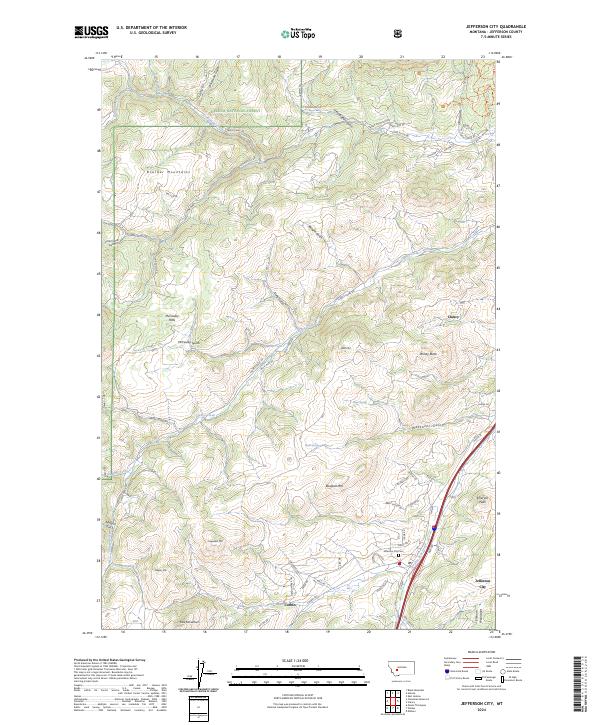 Jefferson City topographic map thumbnail