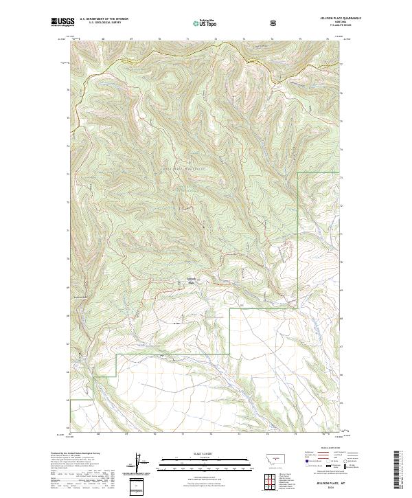 Jellison Place topographic map thumbnail
