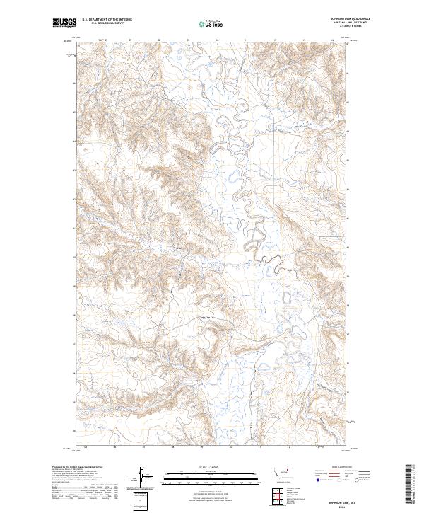 Johnson Dam 2024 topographic map thumbnail