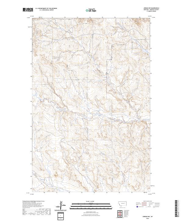 Jordan NW topographic map thumbnail