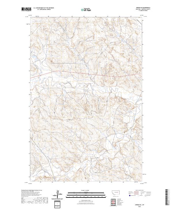 Jordan SE topographic map thumbnail