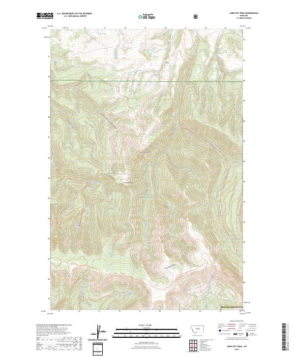 Jump Off Peak topographic map thumbnail