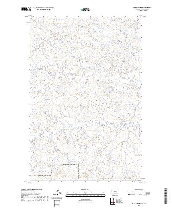 Kachia Reservoir topographic map thumbnail