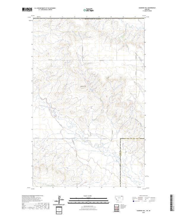Kaminski Hill topographic map thumbnail