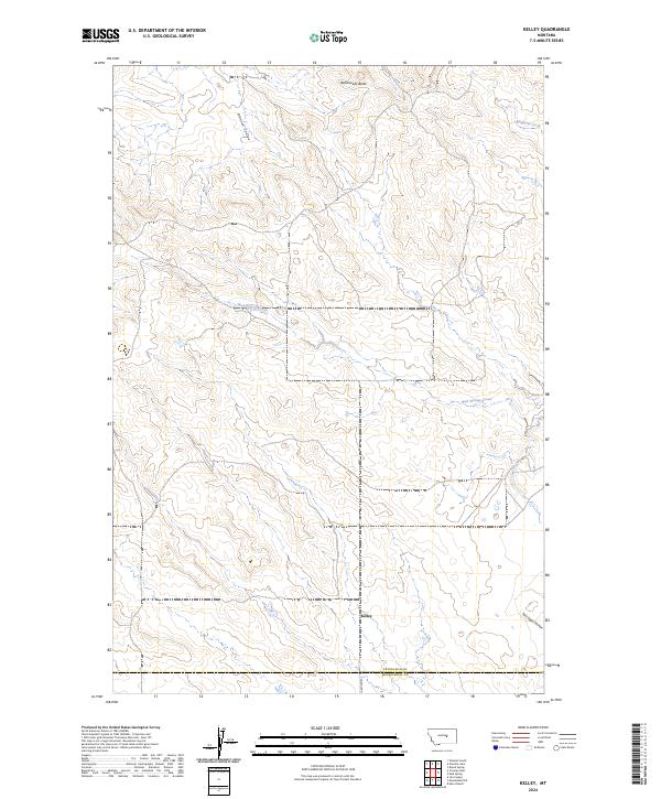 Kelley topographic map thumbnail