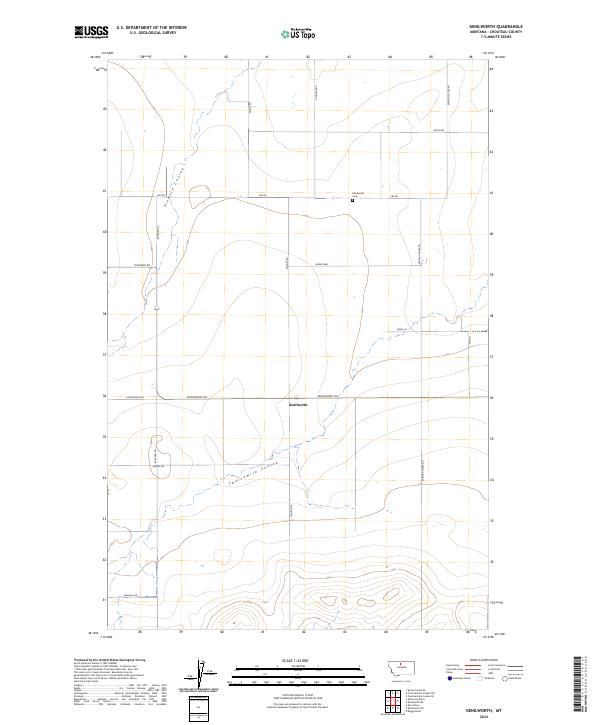 Kenilworth topographic map thumbnail