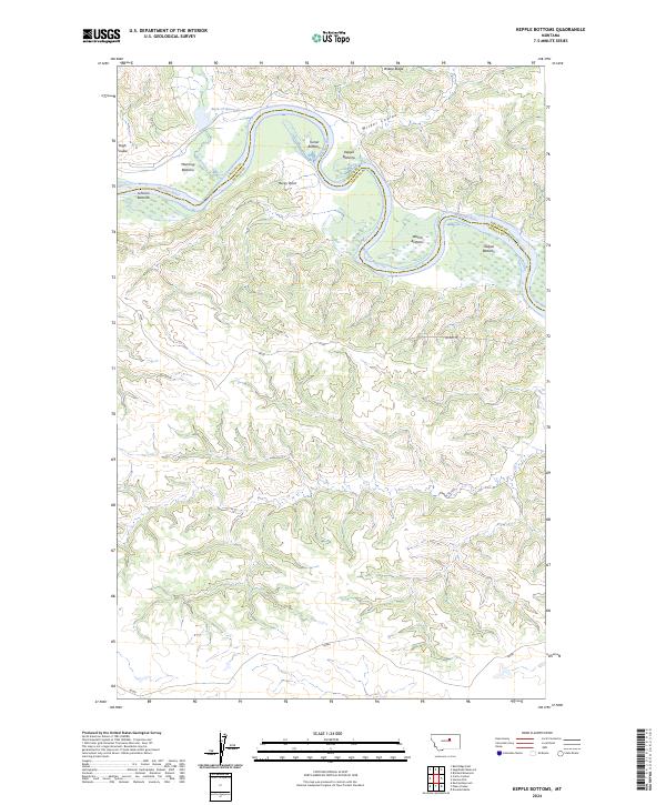 Kepple Bottoms topographic map thumbnail