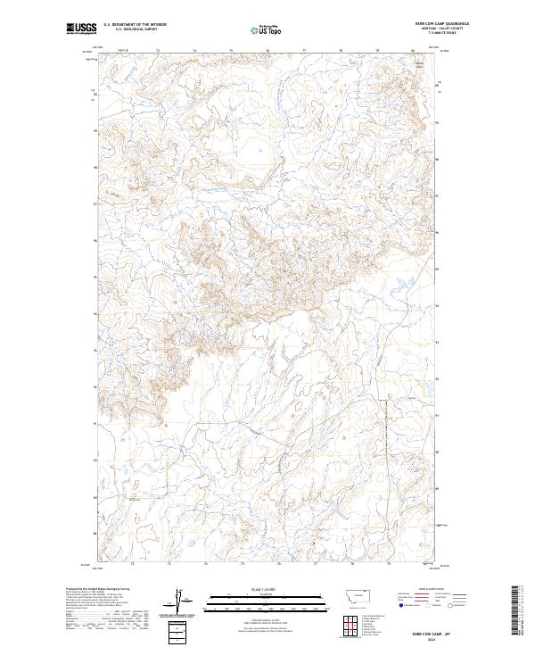 Kerr Cow Camp topographic map thumbnail