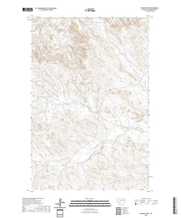 Kester School topographic map thumbnail