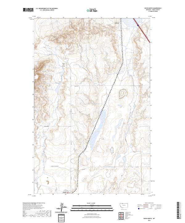 Kevin North topographic map thumbnail
