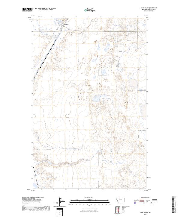 Kevin South topographic map thumbnail