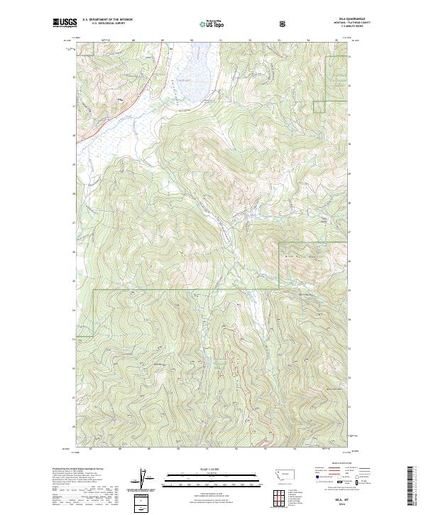 Kila topographic map thumbnail