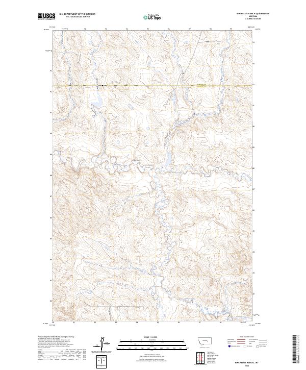 Kincheloe Ranch topographic map thumbnail