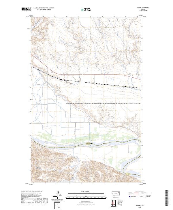 Kintyre topographic map thumbnail