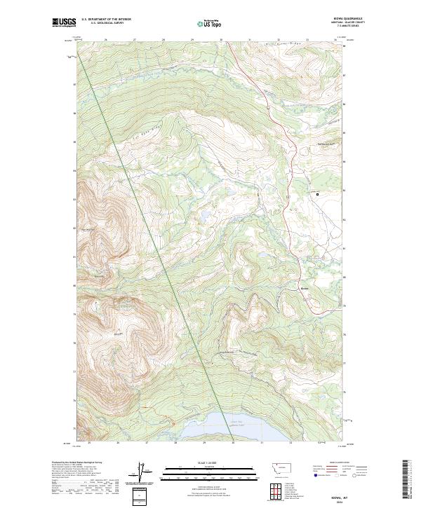 Kiowa topographic map thumbnail