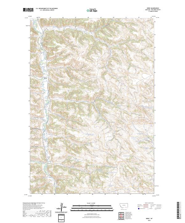 Kirby topographic map thumbnail