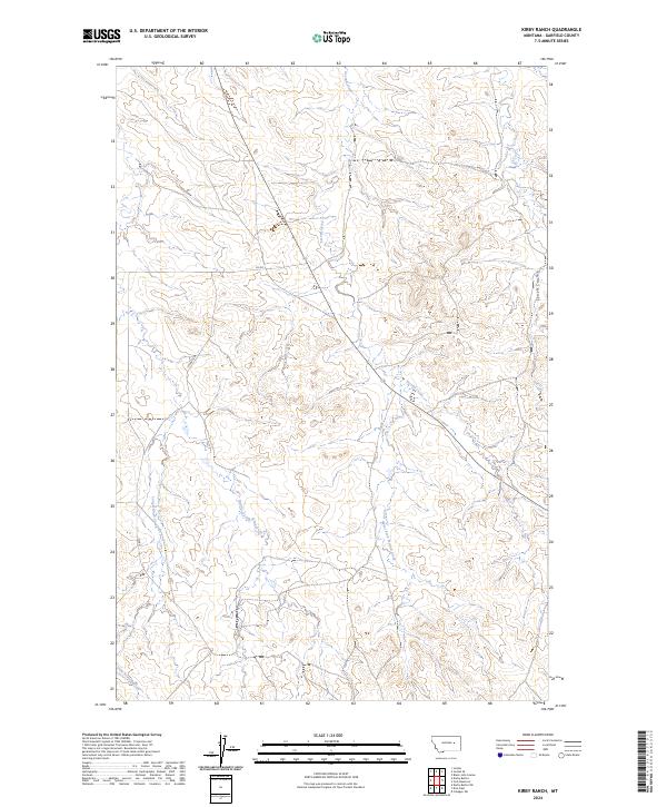 Kirby Ranch topographic map thumbnail