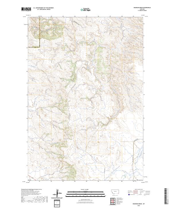 Knudson Draw topographic map thumbnail