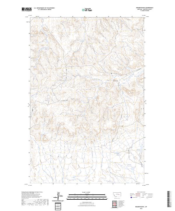Kramer Ranch 2024 topographic map thumbnail