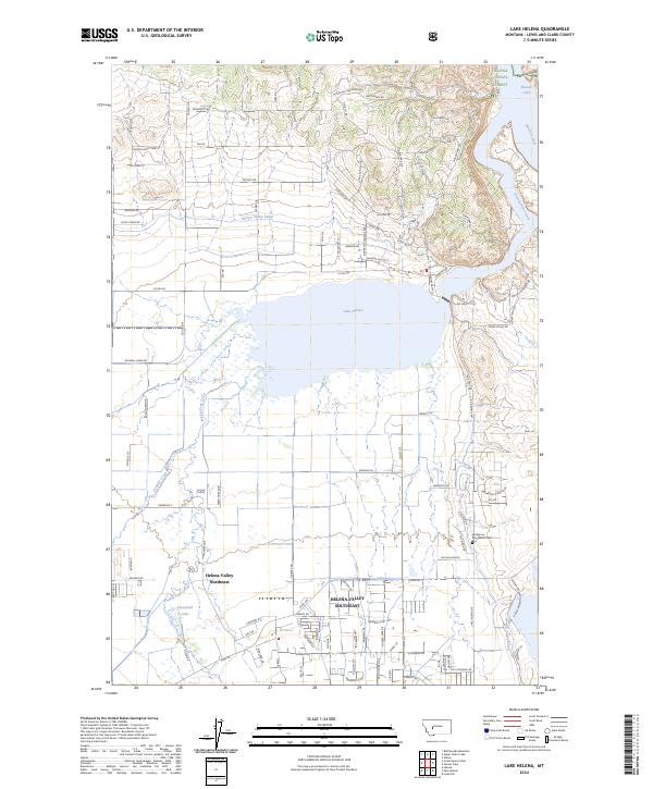 Lake Helena topographic map thumbnail
