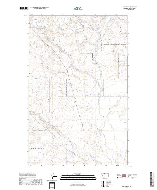 Lakey Ranch 2024 topographic map thumbnail
