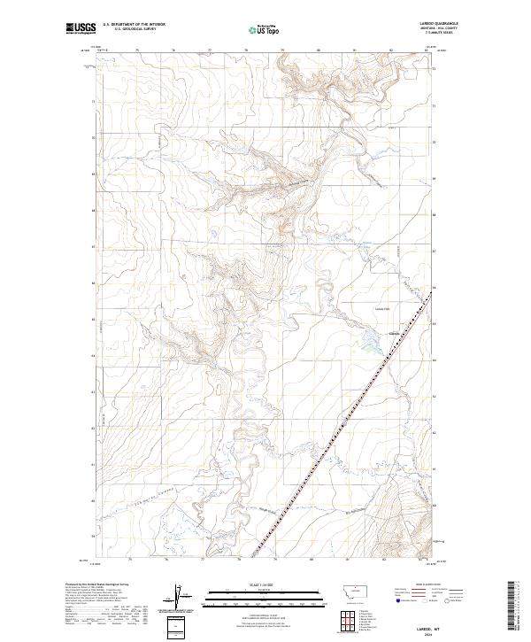 Laredo 2024 topographic map thumbnail
