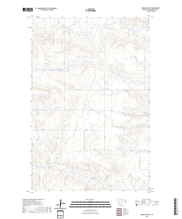 Larson School 2024 topographic map thumbnail