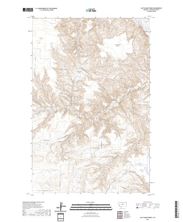 Last Chance Bench topographic map thumbnail