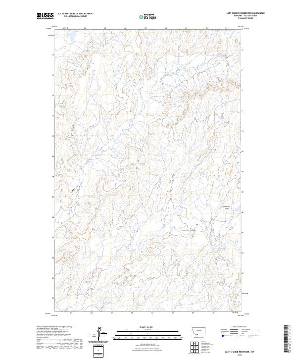 Last Chance Reservoir topographic map thumbnail
