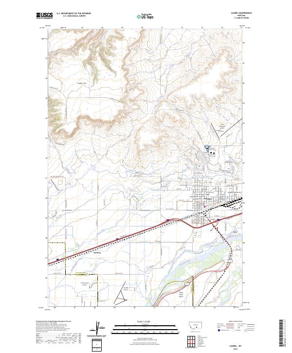 Laurel 2024 topographic map thumbnail