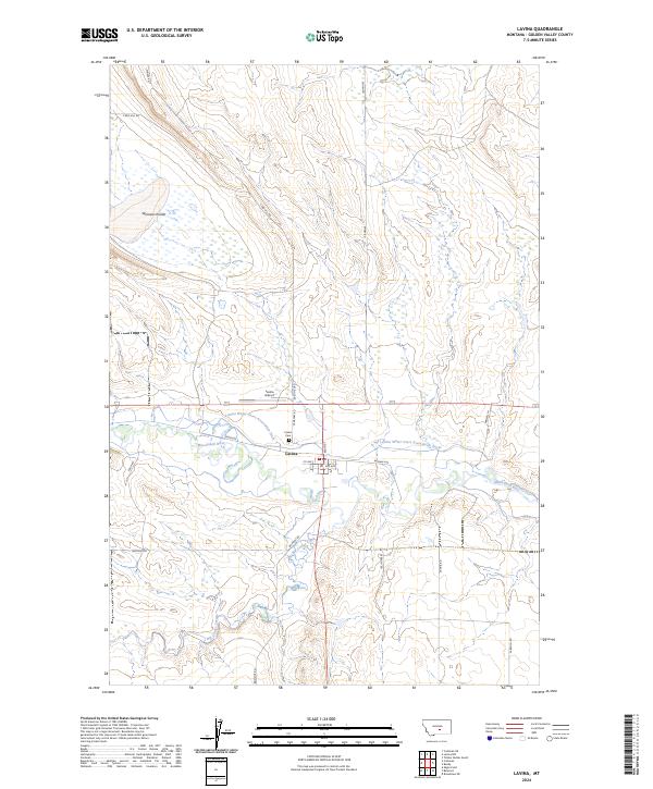 Lavina 2024 topographic map thumbnail